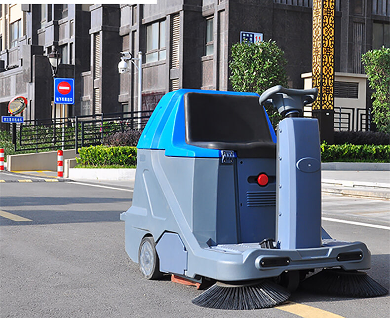 Battery garbage sweeping car