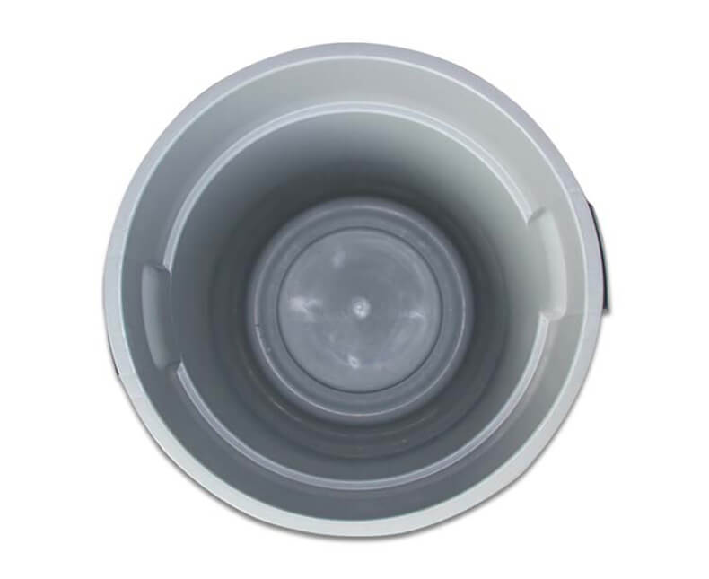 37 litre plastic trash can