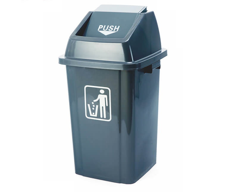 100L Plastic Shaker Trash Bin