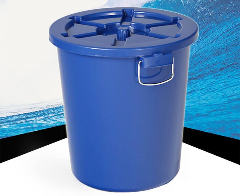 Large outdoor trash can