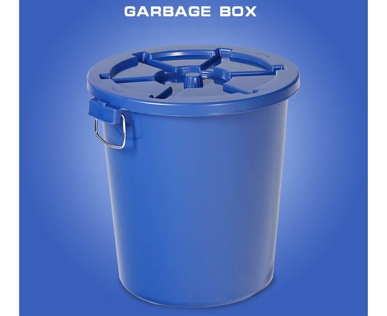 Large outdoor trash can