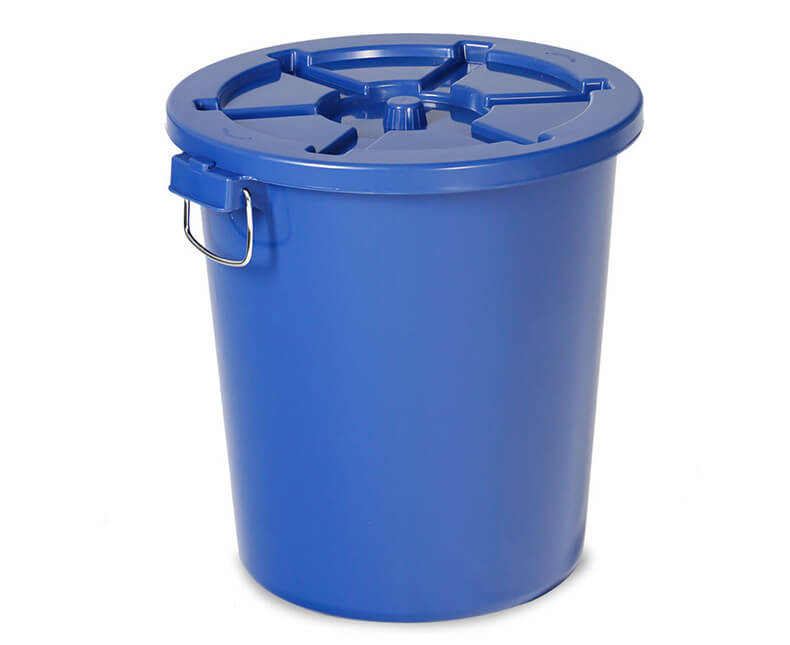 Large outdoor trash can