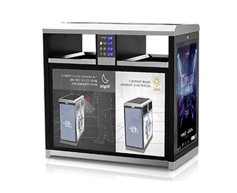 galvanized steel garbage bin with Wheels