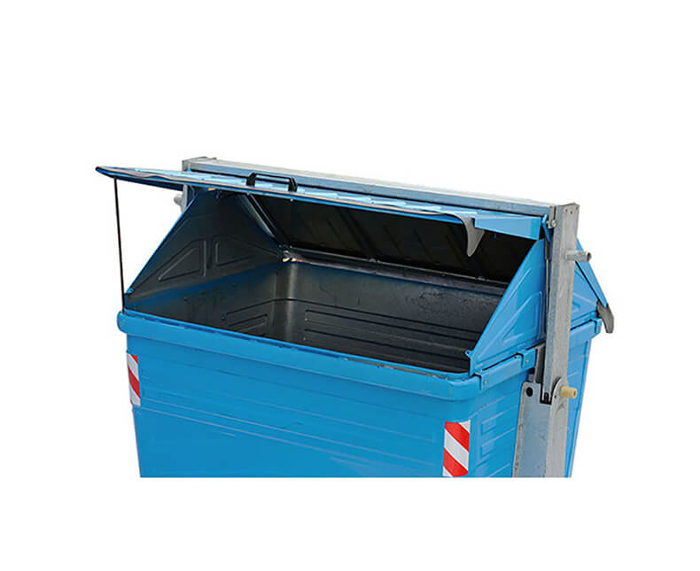 Galvanized garbage trolley customized