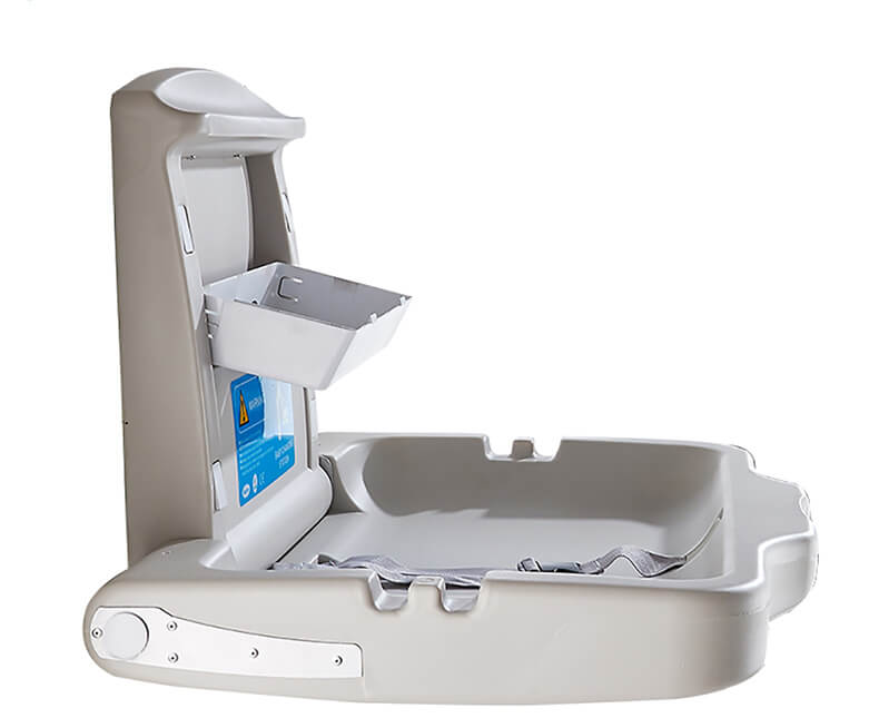 PE horizontal diaper changing table