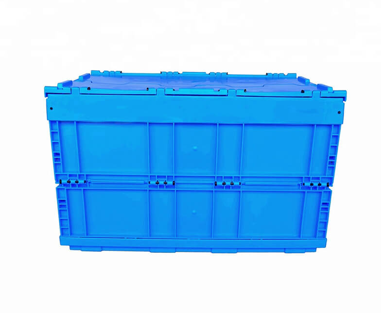 Collapsible and folding crate box