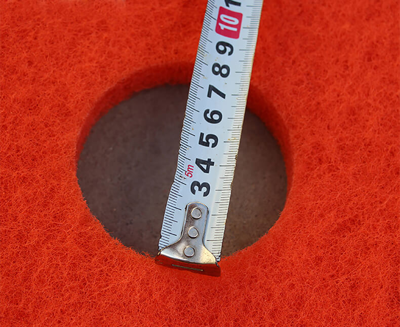 Cleaning polishing pad