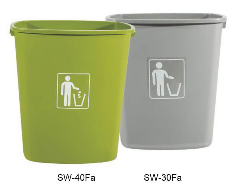 Push lid trash bin series Swallow