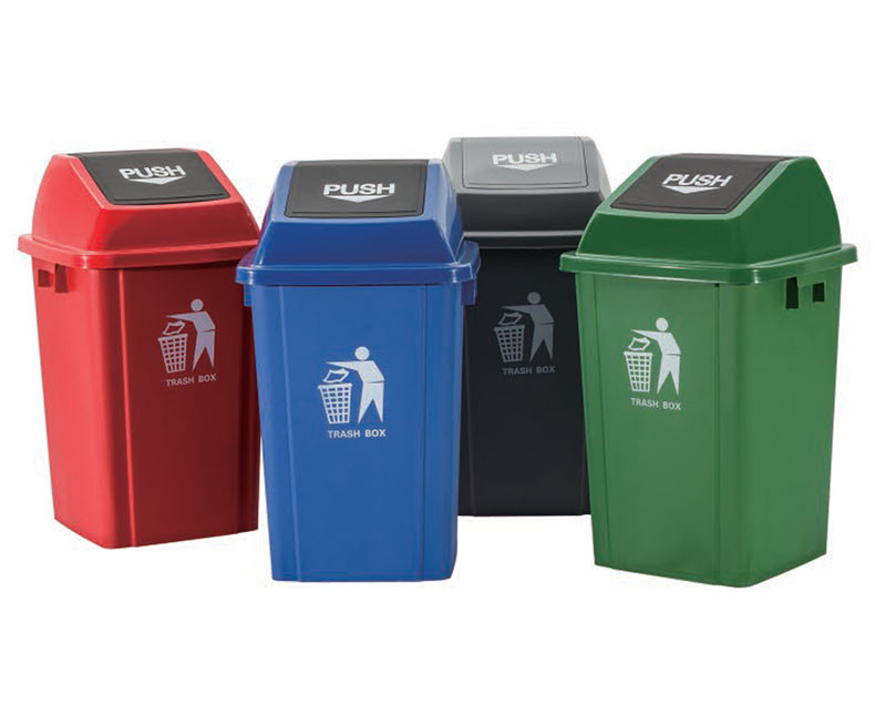 Medium size trash bin for different waste collection