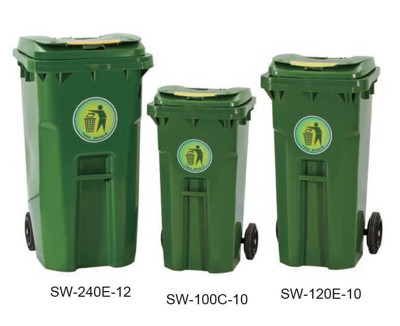 Two Wheels Mobile Garbage Container