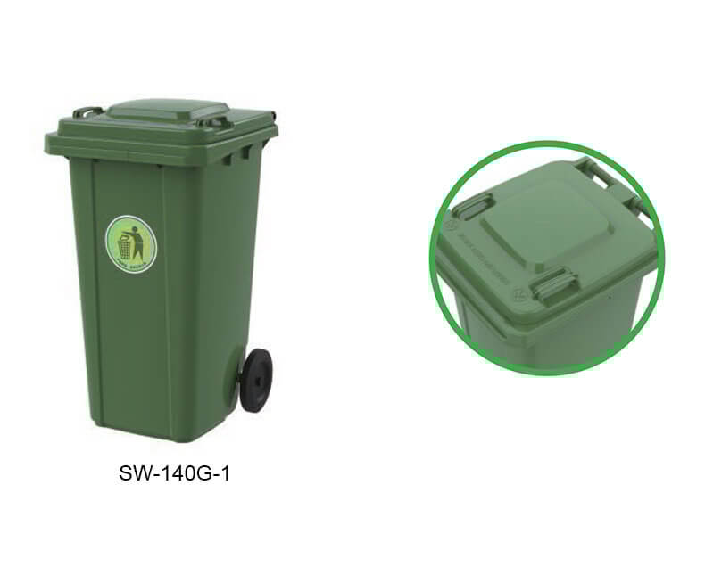 Two Wheels Mobile Garbage Container
