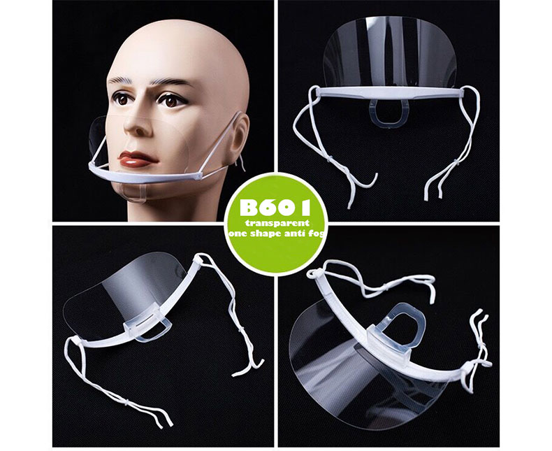 Anti-fog Spittle Mouth Shield