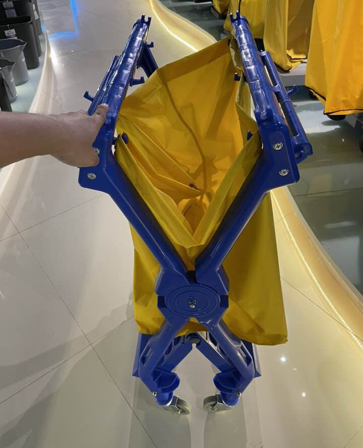 SWC-HC09 Foldable Design Soiled Hotel Linen Trolley