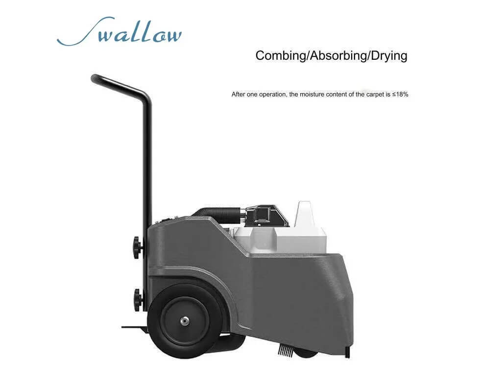 Electric Carpet Dryer 400 mm Working Width Corridor of Water Absorption